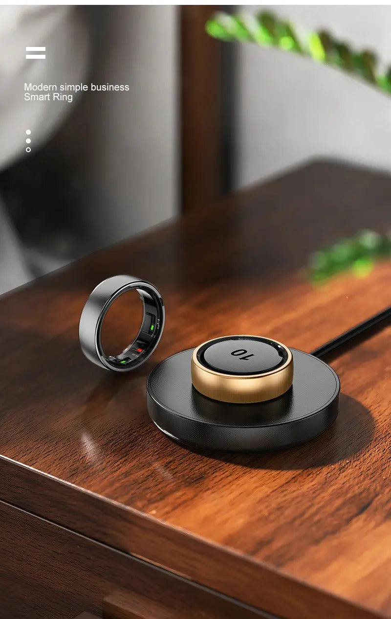 2025 AI Smart Ring, Health Management Bluetooth Remote Gesture Control, 5 ATM Waterproof, Fitness Monitor, Sleep Tracker, Up to 7-Day Battery Life, Monitors Stress/Heart Rate/Blood Oxygen, Women/Men Health Tracker, Android & iOS Compatible Danny's Store