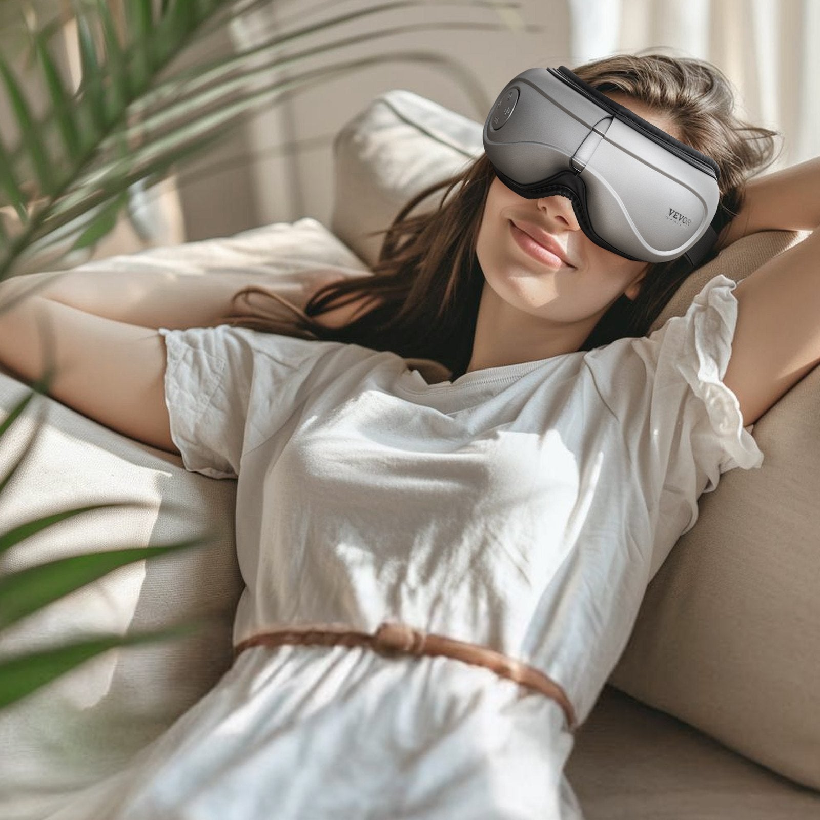 VEVOR Heated Eye Massager Eye Care Device 5 Modes Bluetooth Music Foldable Danny's Store