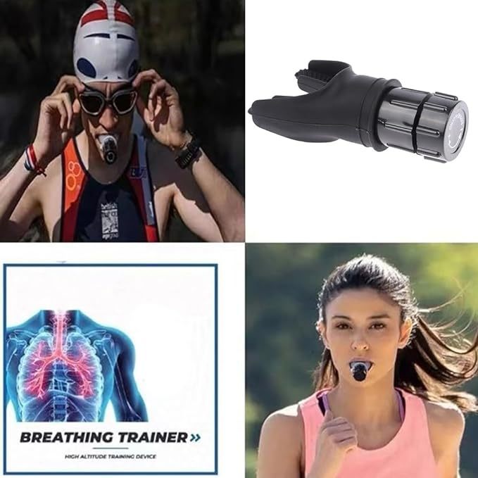 Breathing Trainer Respirator Fitness Equipment Exercise Lung Face Mouthpiece For Household Healthy Care Accessories Danny's Store