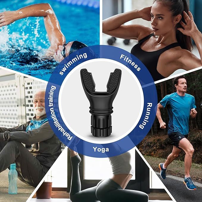 Breathing Trainer Respirator Fitness Equipment Exercise Lung Face Mouthpiece For Household Healthy Care Accessories Danny's Store
