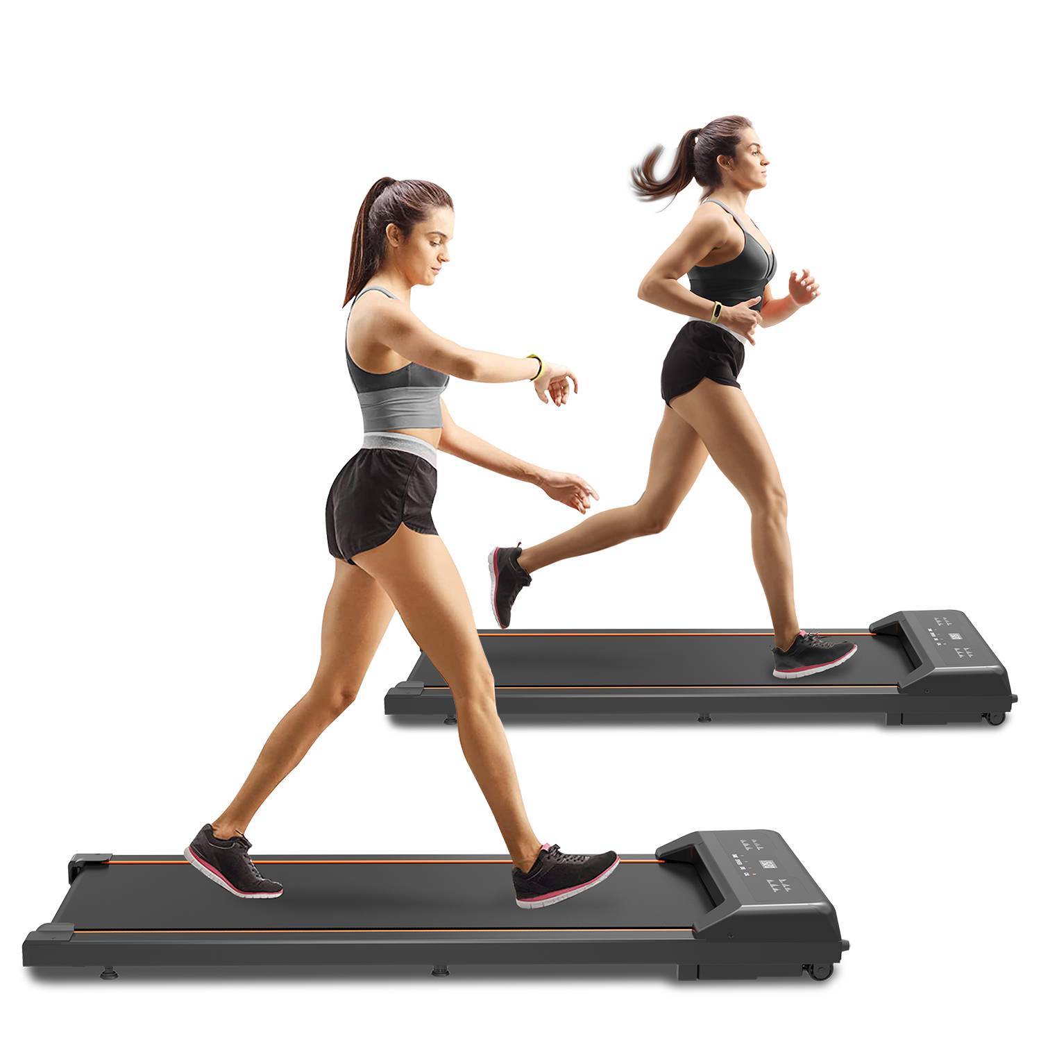 Walking Pad Under Desk Treadmill LED Display And Remote Control Portable Treadmill Danny's Store