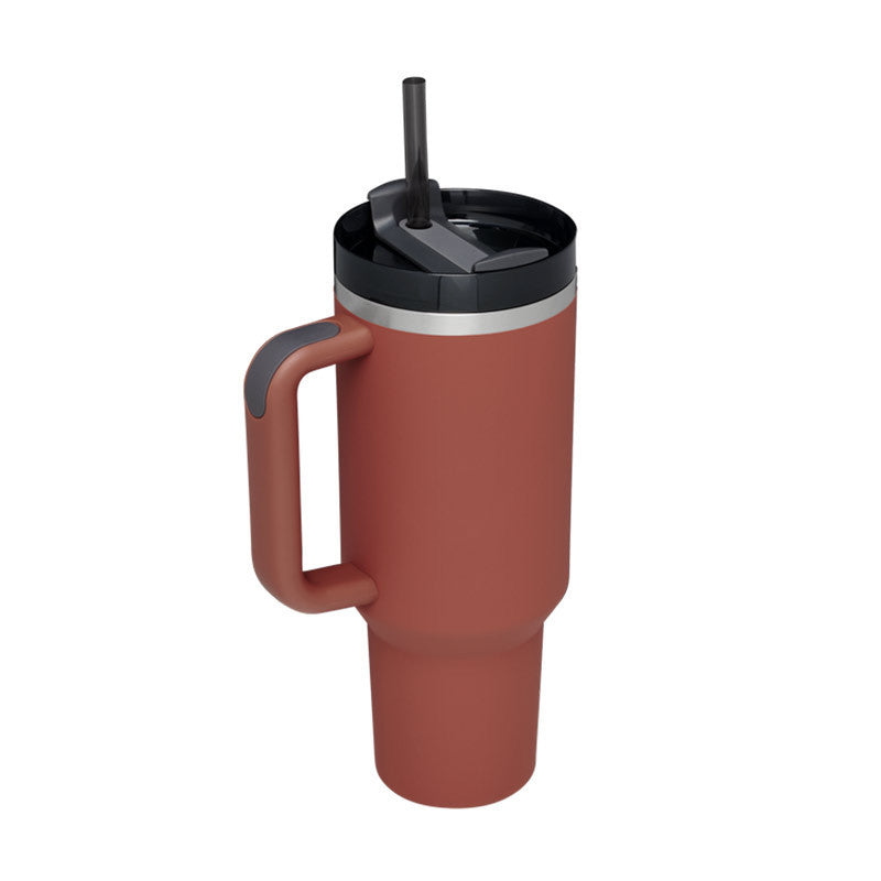 Travel-ready stainless steel mug for coffee lovers and commuters