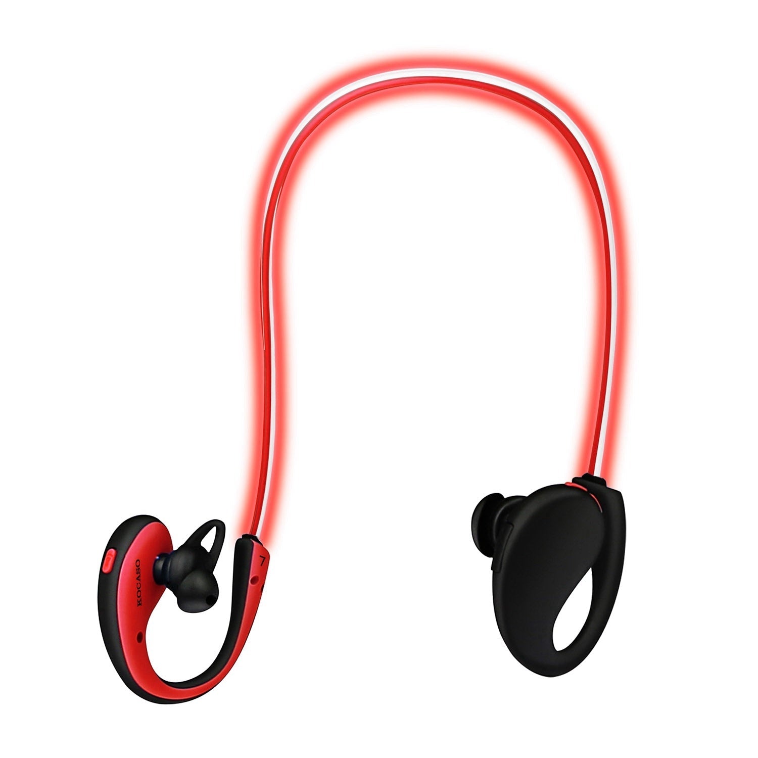 1Pc Wireless Sports Headsets Wireless V4.1 Neckband Earphones HD Stereo Sweat-proof Headphones Earbuds With  LED Light Mic 8Hrs Work Running cj dropshipping