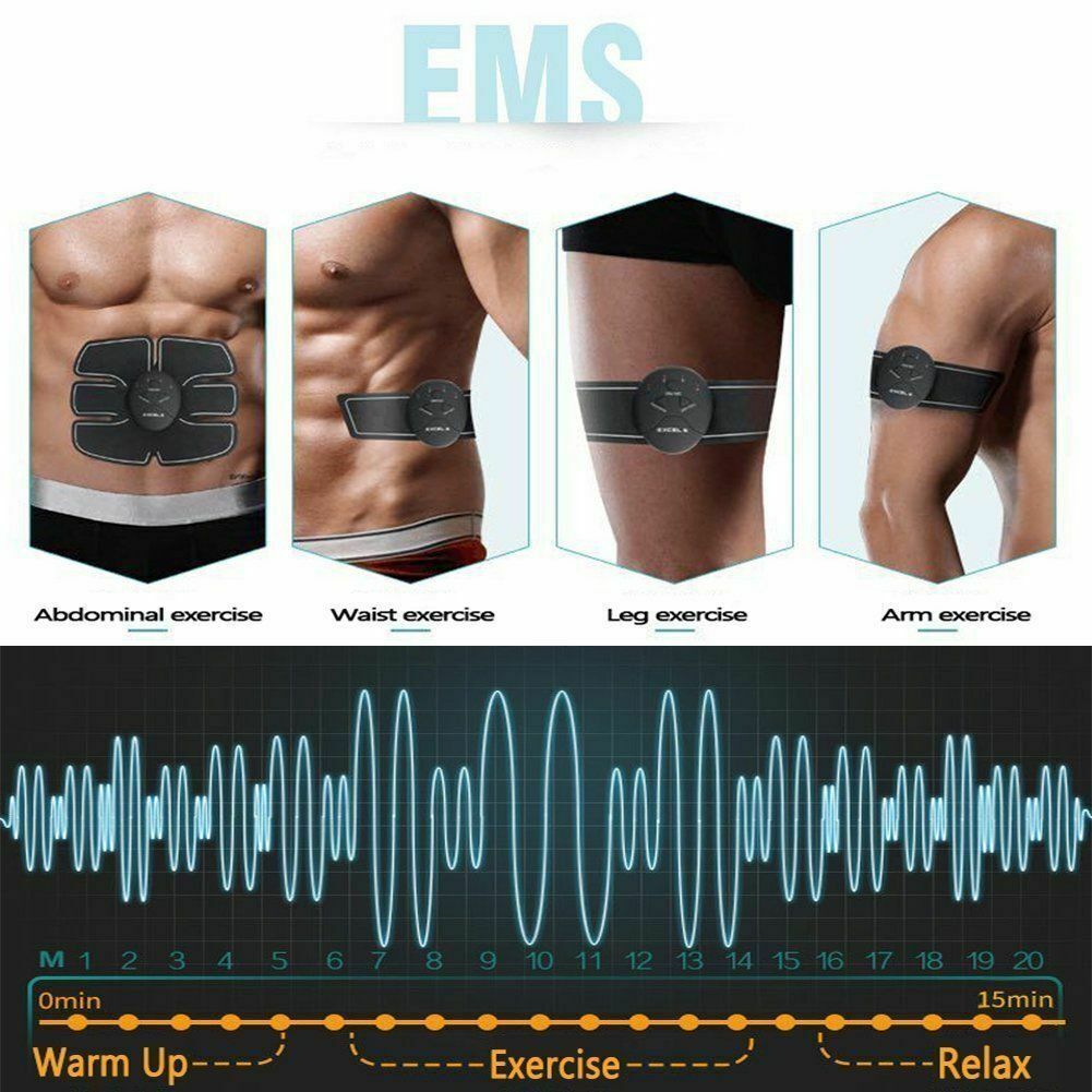 Adjustable slimming belt with EMS technology for core training.