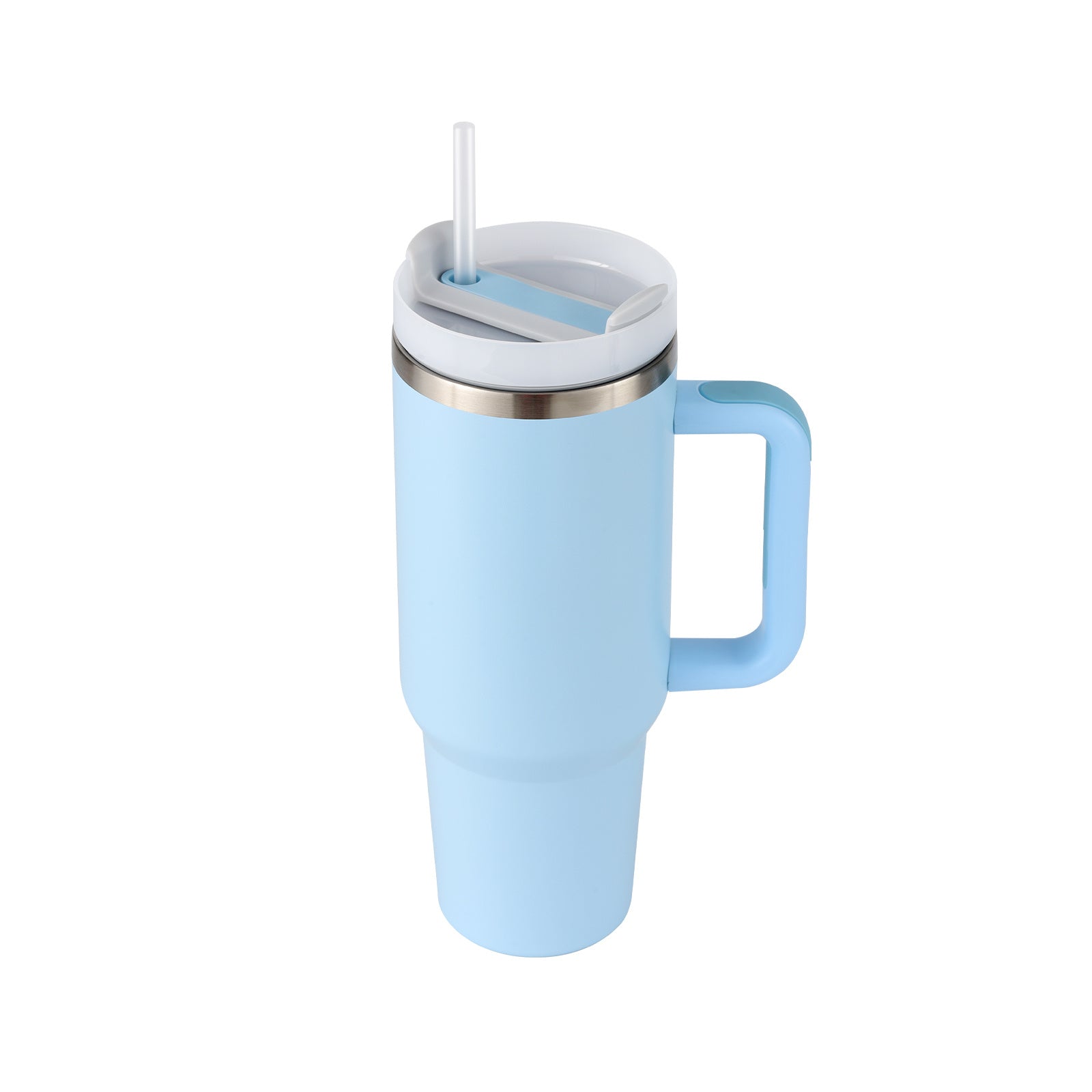 Large capacity spill proof travel cup for hot and cold drinks