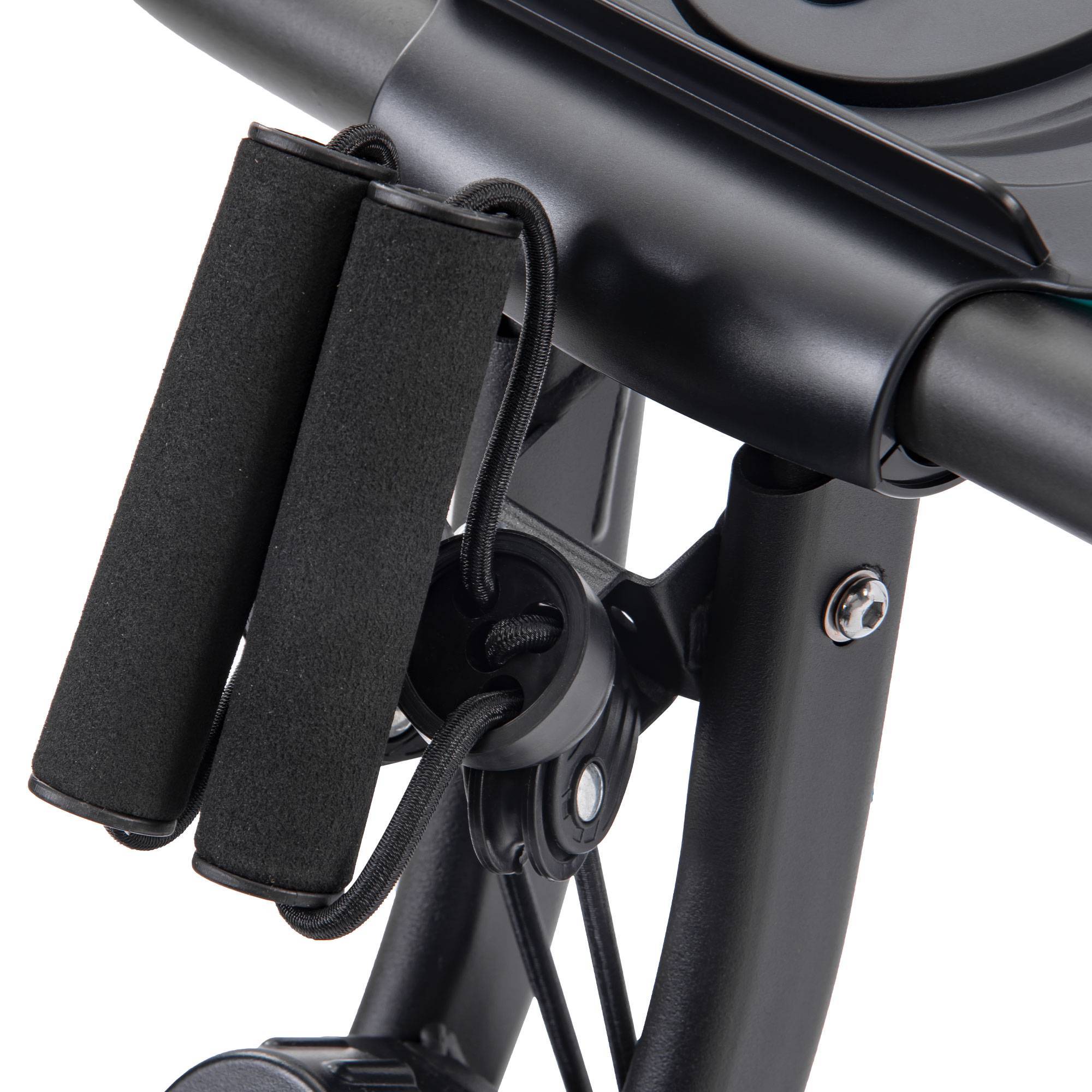 Foldable stationary bike for home fitness workout