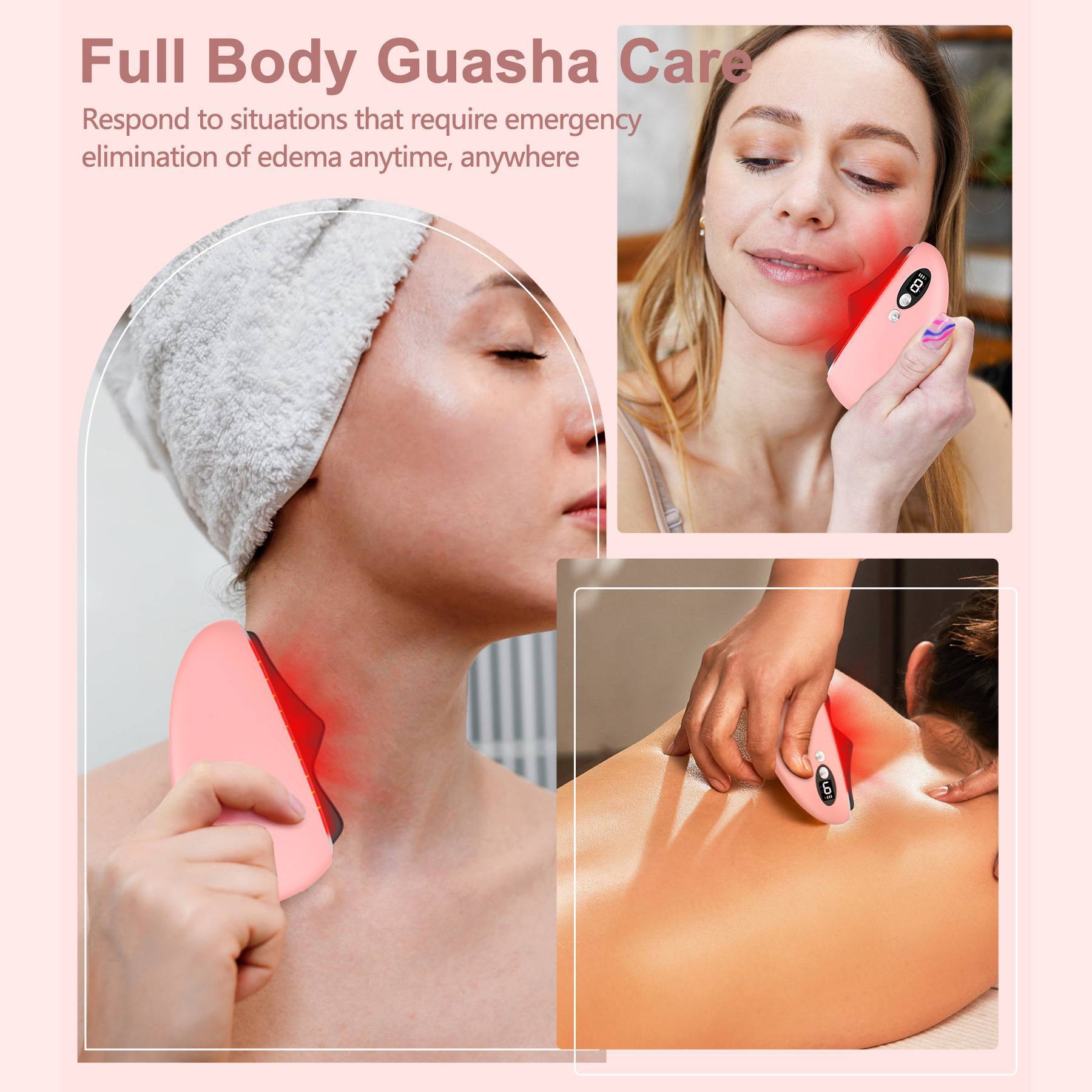 Gua Sha Facial Tool, Electric Black Obsidian Guasha Tool Massage Gua Sha Stone Danny's Store