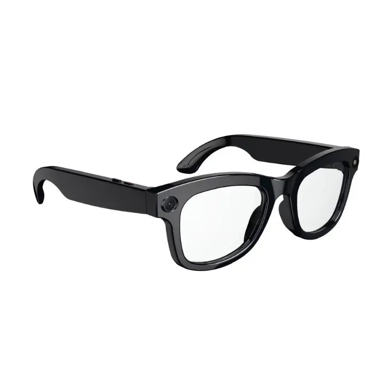 AI Smart Camera Glasses with ChatGPT, 8MP Camera Glasses, Bluetooth, Flash 2GB, Support Real-Time Translation with AI Assistant, AI Recognize Objects, Black/Transparent Lenses, Multifunctional Audio Eyewear for Women Men Danny's Store