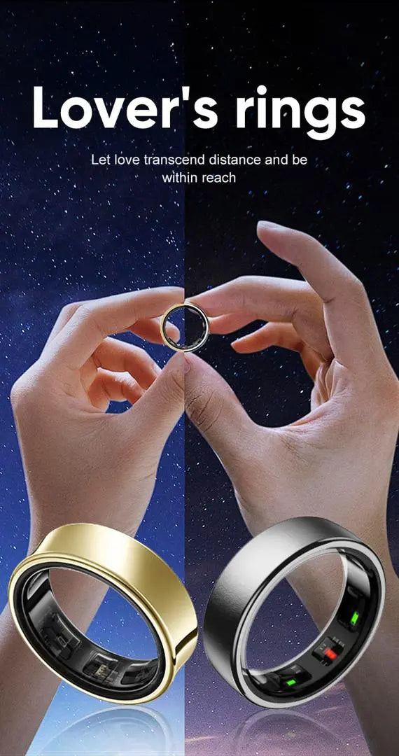 2025 AI Smart Ring, Health Management Bluetooth Remote Gesture Control, 5 ATM Waterproof, Fitness Monitor, Sleep Tracker, Up to 7-Day Battery Life, Monitors Stress/Heart Rate/Blood Oxygen, Women/Men Health Tracker, Android & iOS Compatible Danny's Store