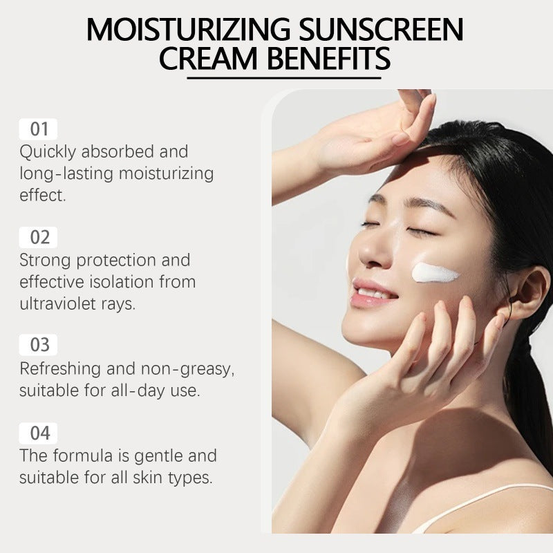 Hoygi Moisturizing Protective Cream Summer Outdoor UV Isolation Protection Refreshing Skin Moisturizing Protective Cream cj dropshipping