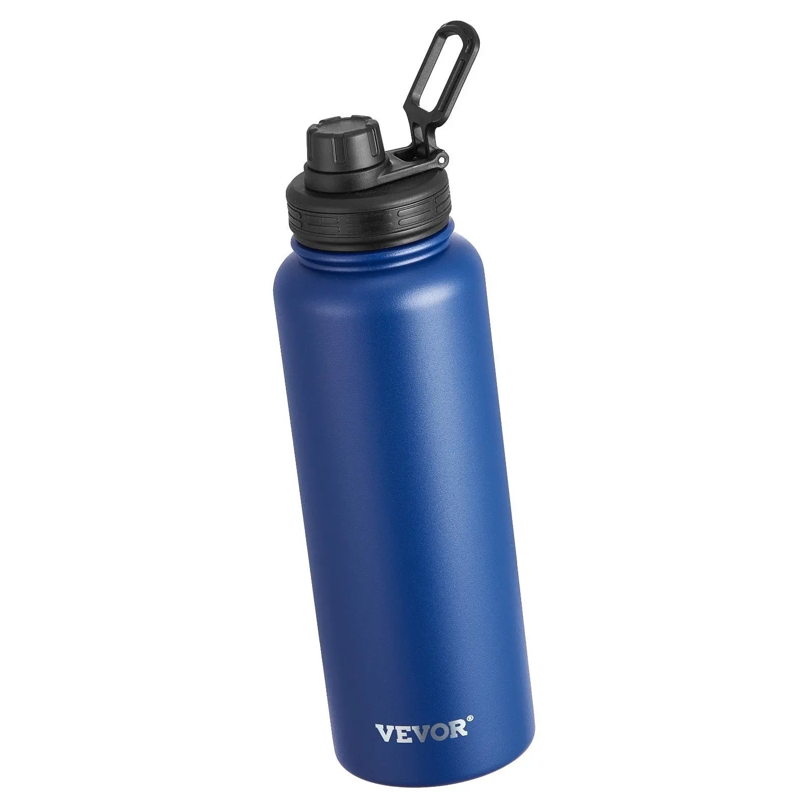 40 Oz Insulated Water Bottle Stainless Steel With Wide Mouth Lid Blue Danny's Store