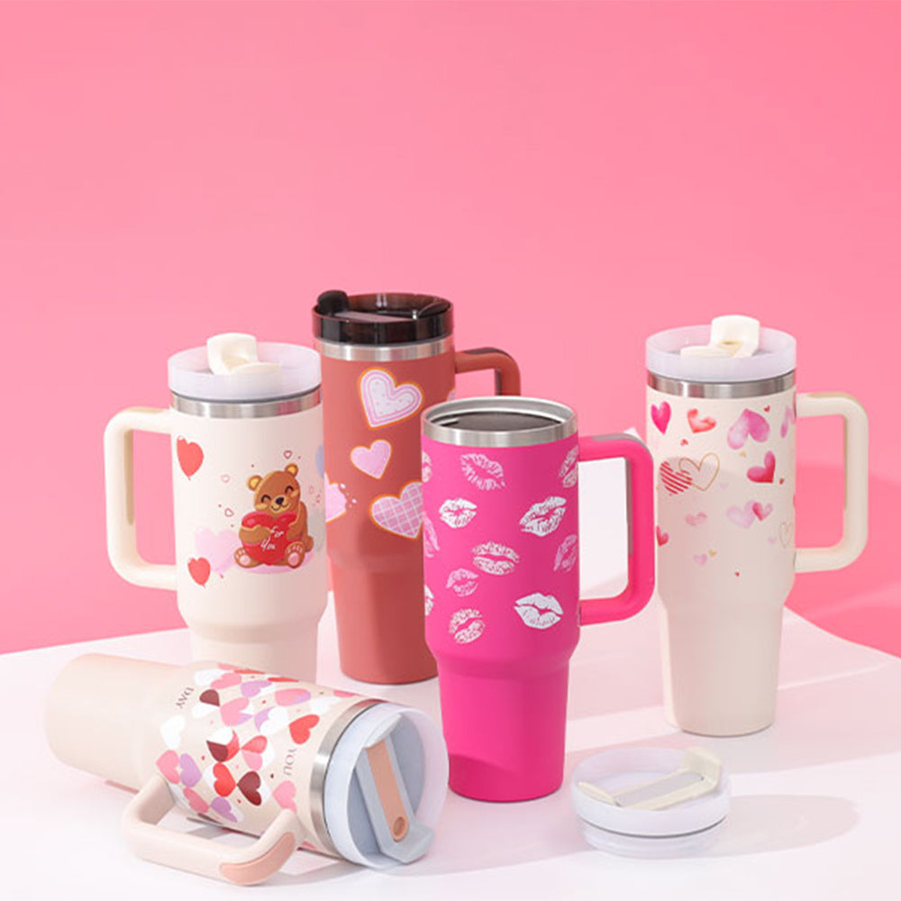 Stylish stainless steel tumbler ideal for travel and daily use