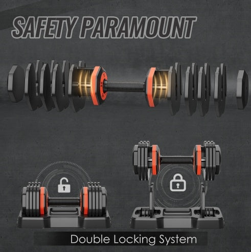 Adjustable Dumbbell Set, 10 In 1 Free Dumbbell For Men And Women Danny's Store