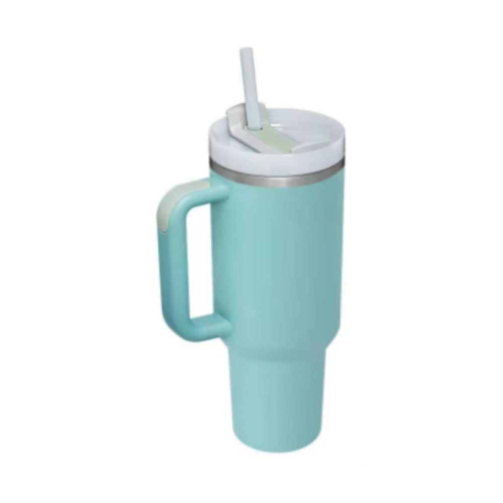Portable coffee tumbler for gym, office, and road trips