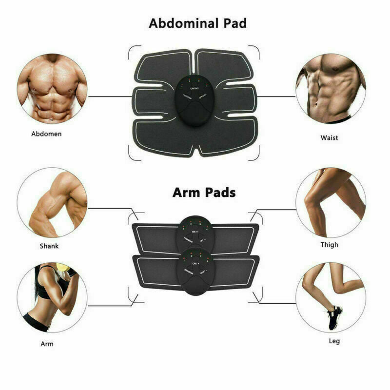 Rechargeable ABS toner machine for abdominal muscles.