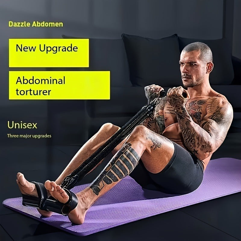 A Set Of Adjustable Resistance Tension Bands With Foot Pedals And Handles, High Resistance Level, Anti Fall, Suitable For Fitness Training, Body Stretching, And Abdominal Muscle Exercises Danny's Store