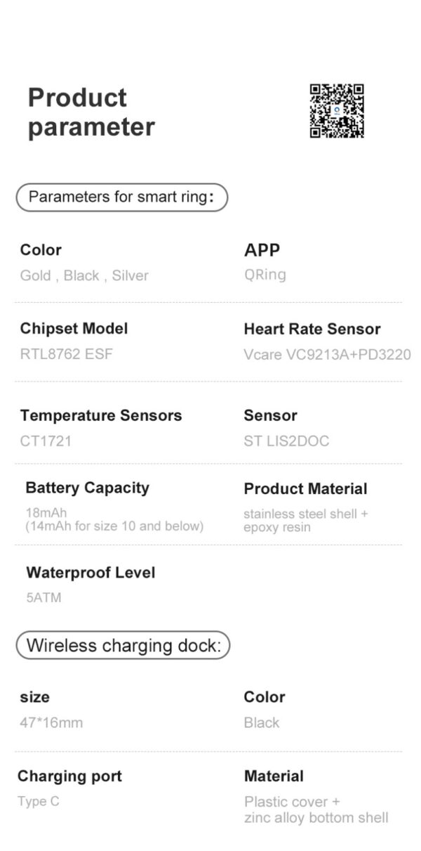 2025 AI Smart Ring, Health management Bluetooth remote gesture control 5 ATM waterproof,Fitness Monitor, Sleep Tracker, Up to 7-Day Battery life, monitors Stress/Heart Rate/blood pressure Women/men Health Tracker, Android & iOS Compatible