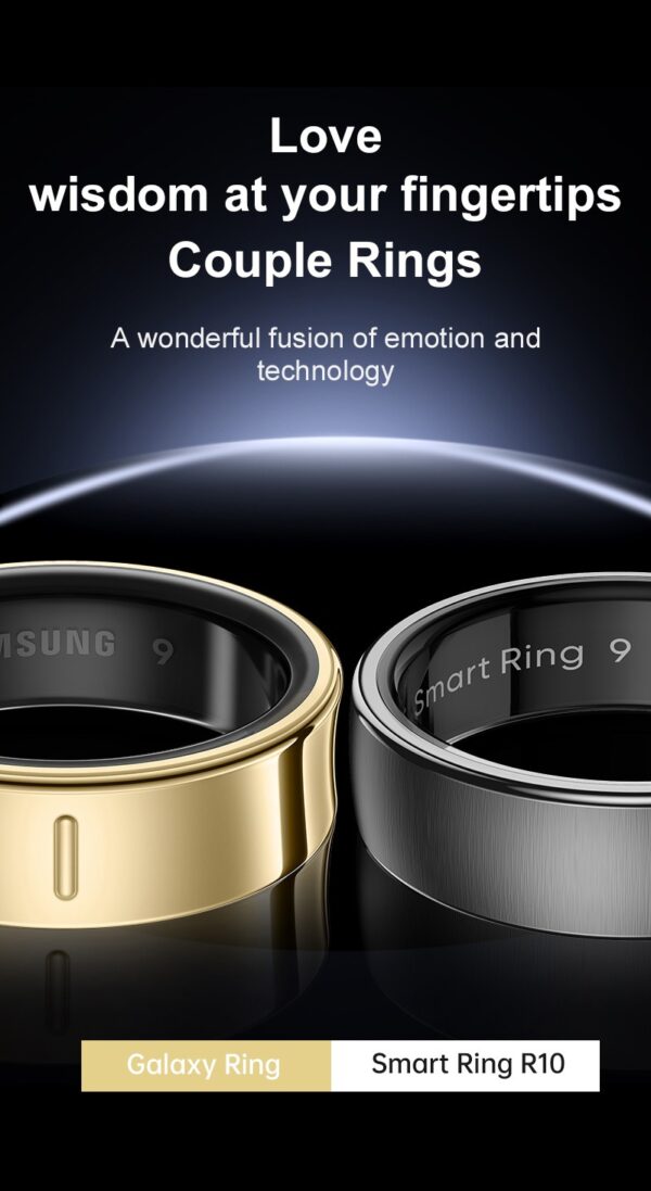 2025 AI Smart Ring, Health management Bluetooth remote gesture control 5 ATM waterproof,Fitness Monitor, Sleep Tracker, Up to 7-Day Battery life, monitors Stress/Heart Rate/blood pressure Women/men Health Tracker, Android & iOS Compatible