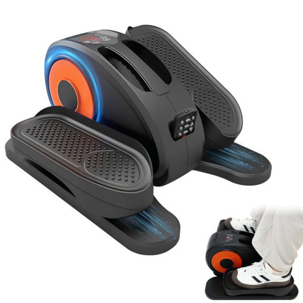 under Desk Elliptical, Electric Ellipse Leg Exerciser While Sitting for Seniors Adults, Auto/Manual Dual Mode Motorized Foot Pedal Exerciser with Remote Control for Home Office Use - Image 7