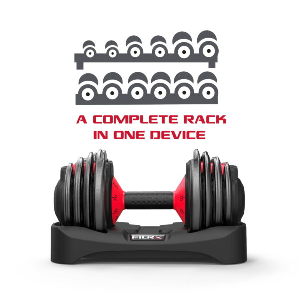 Smartbell 2-Pack, Two 25Lbs. Quick-Select 9 in 1 Adjustable Dumbbell for Home Gym, 5-25Lbs. Weight in 2.5Lbs Increments - Image 10