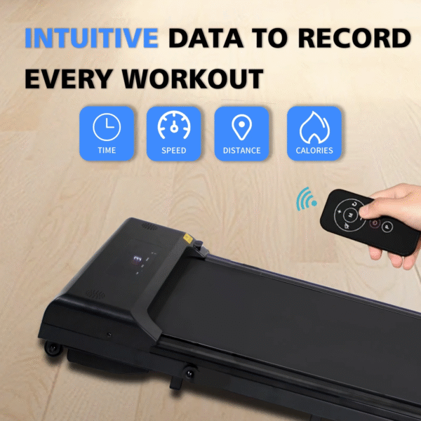 [ US in STOCK] under Desk Treadmill, Slim Flat Walking Pad, Portable Walking Jogging Machine for Home Office Exercise - Remote Control, LCD Display, Stored under Sofa Free Installation - Image 3